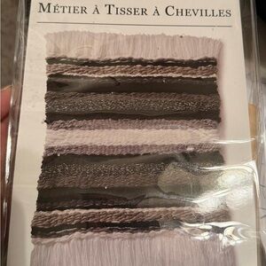 Handwoven Wall Hanging Kit - Neutral Stripe Weave